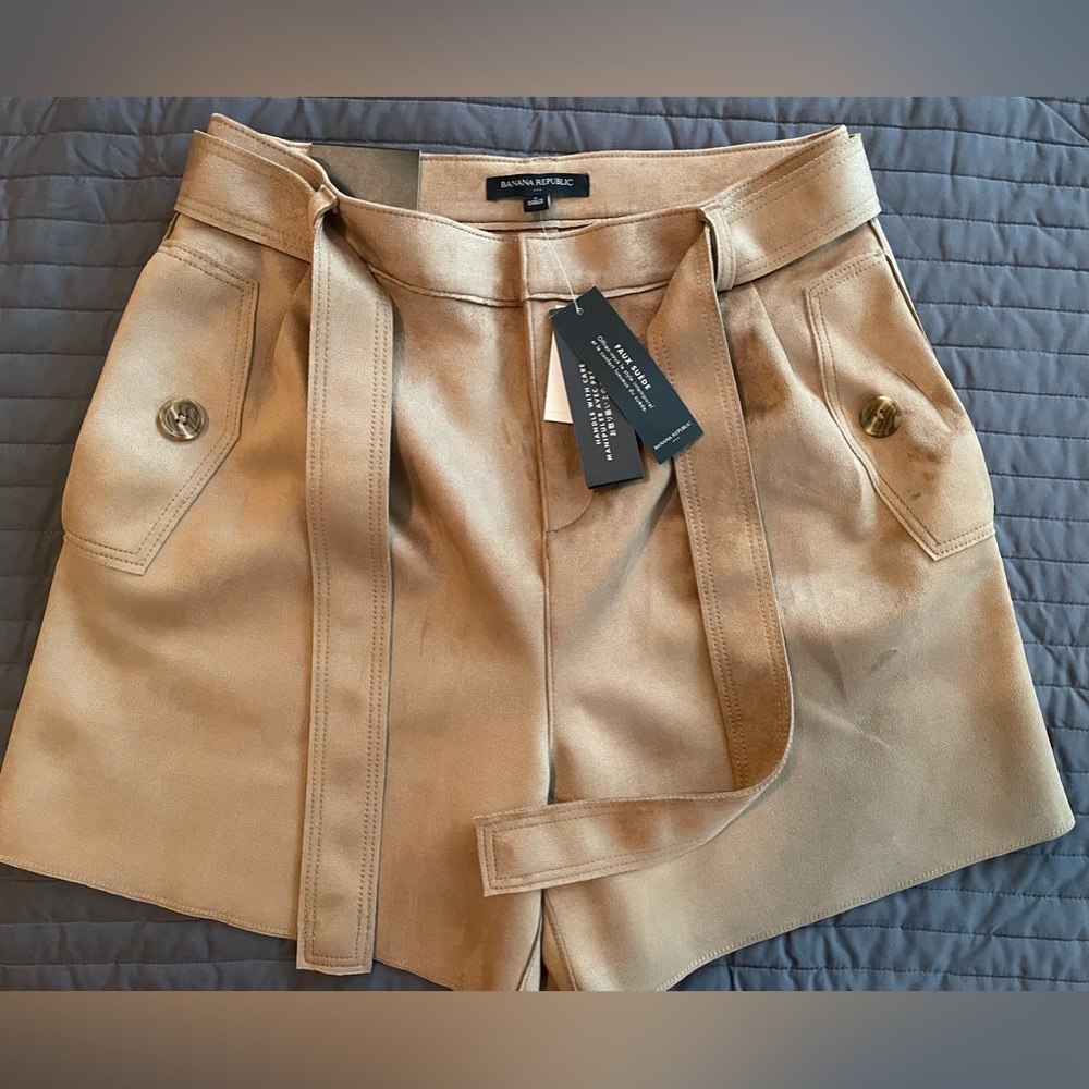 Banana Republic Suede Shorts
